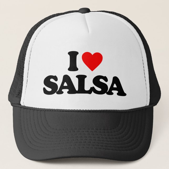 GORRA DE CAMIONERO AMO LA SALSA (Anverso)