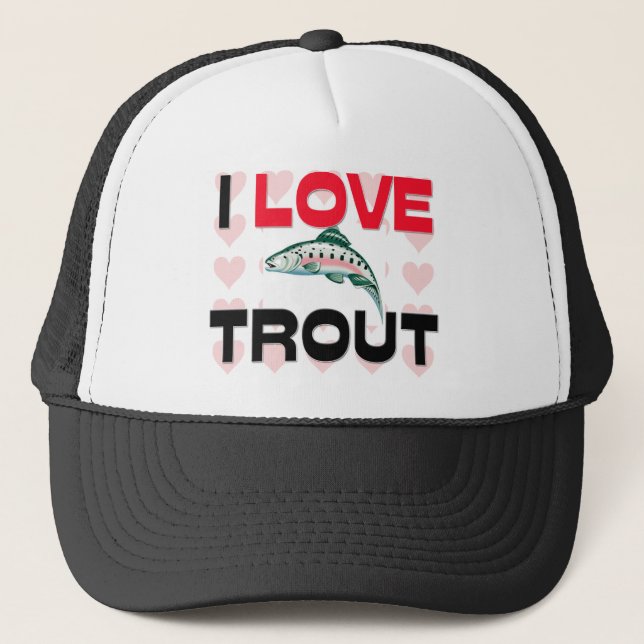 Gorra De Camionero Amo la trucha (Anverso)