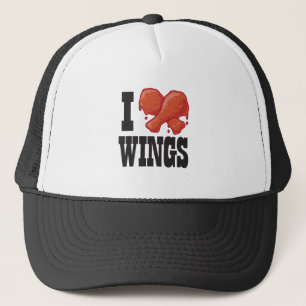 Gorra De Camionero Amo las alas de pollo