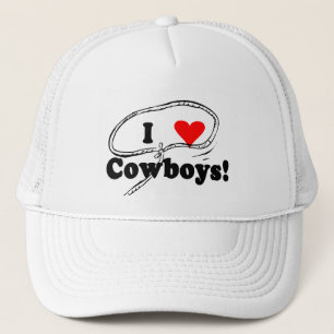 Gorra De Camionero Amo las camisetas y los regalos de los vaqueros