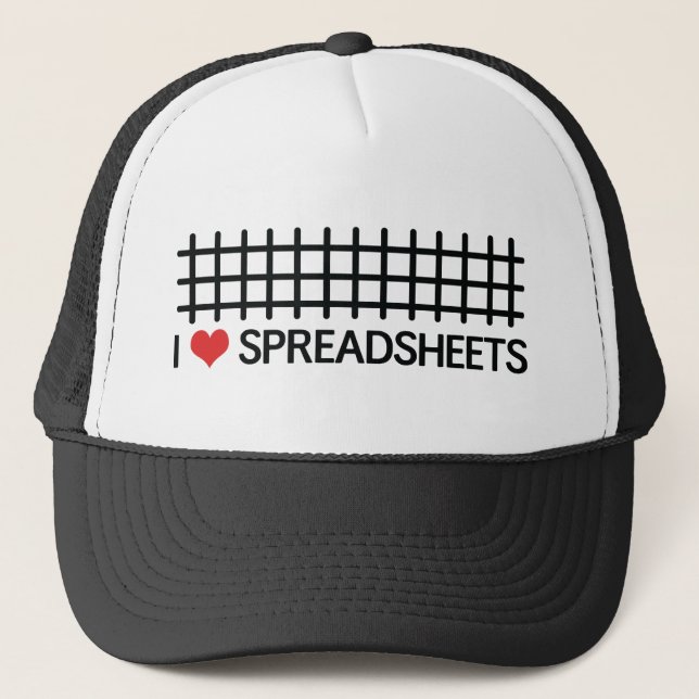 Gorra De Camionero Amo las hojas de balance (Anverso)