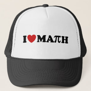 Gorra De Camionero Amo las matemáticas