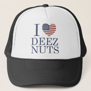 Gorra De Camionero Amo las nueces de Deez