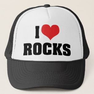 Gorra De Camionero Amo las rocas - Geología de rocas amante geólogo