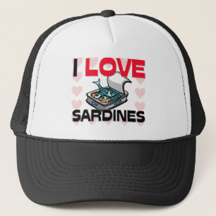 Gorra De Camionero Amo las sardinas