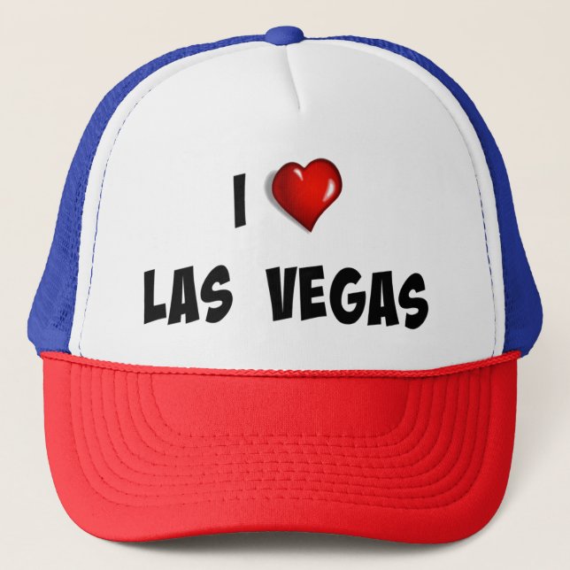 Gorra De Camionero Amo Las Vegas (Anverso)