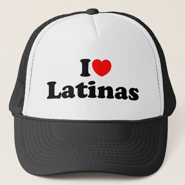 Gorra De Camionero Amo latinas (Anverso)