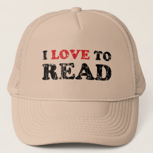 Gorra De Camionero Amo leer apenado