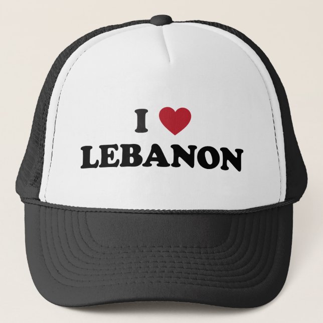 Gorra De Camionero Amo Líbano (Anverso)