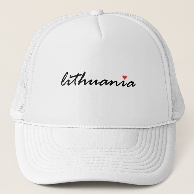 Gorra De Camionero Amo Lituania (Anverso)