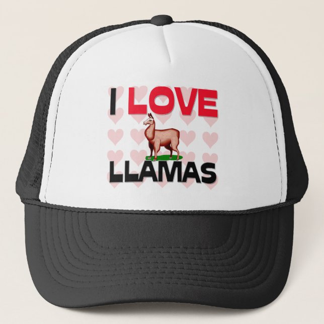 Gorra De Camionero Amo llamas (Anverso)