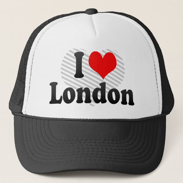 Gorra De Camionero Amo Londres (Anverso)