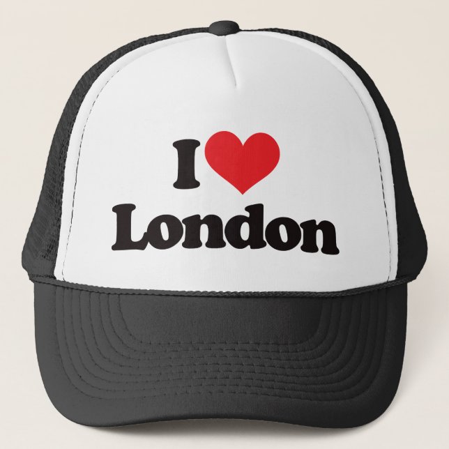 Gorra De Camionero Amo Londres (Anverso)