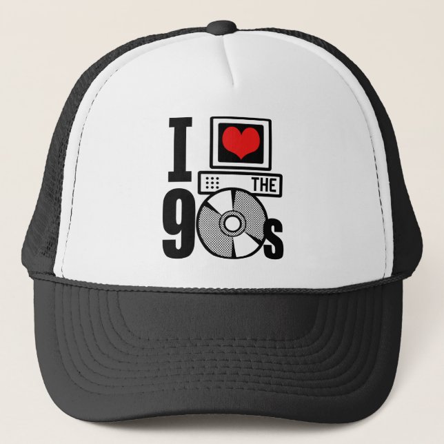 Gorra De Camionero Amo los 90 (Anverso)