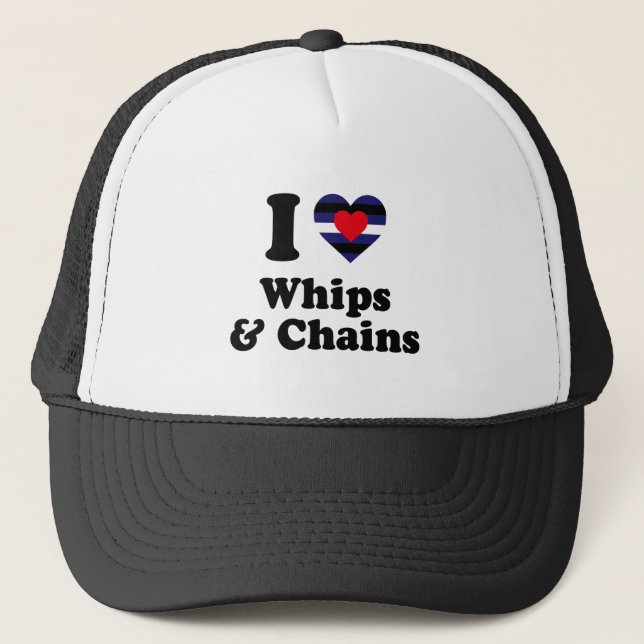 Gorra De Camionero Amo los azotes y las cadenas (Anverso)