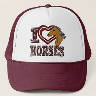 Gorra De Camionero Amo los Caballos