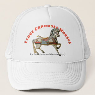 Gorra De Camionero "Amo los Caballos de Carrusel"