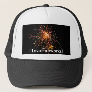 Gorra De Camionero ¡Amo los fuegos artificiales!