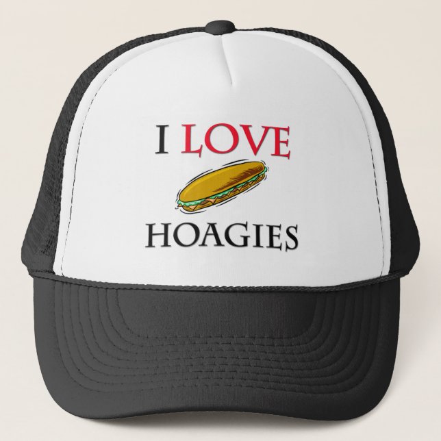 Gorra De Camionero Amo los Hoagies (Anverso)