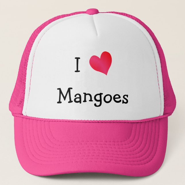 Gorra De Camionero Amo Los Mangos (Anverso)