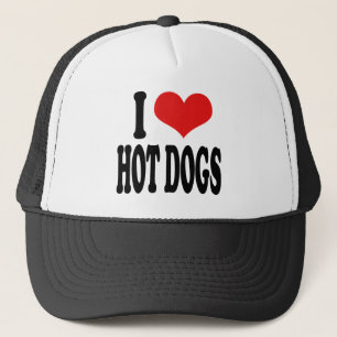 Gorra De Camionero Amo los perritos calientes