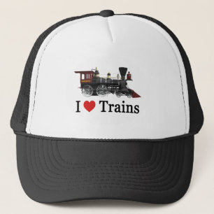 Gorra De Camionero Amo los trenes