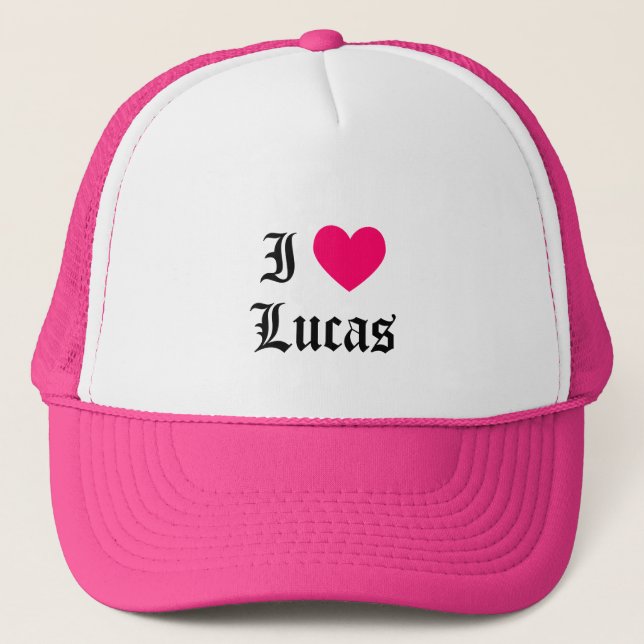 Gorra De Camionero Amo Lucas (Anverso)