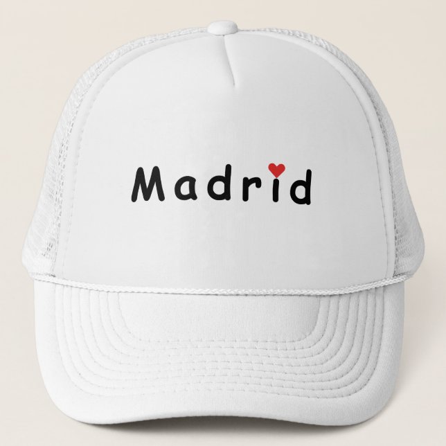 Gorra De Camionero Amo Madrid (Anverso)