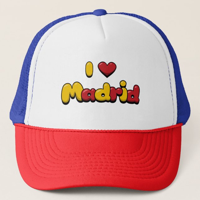 Gorra De Camionero Amo Madrid (Anverso)
