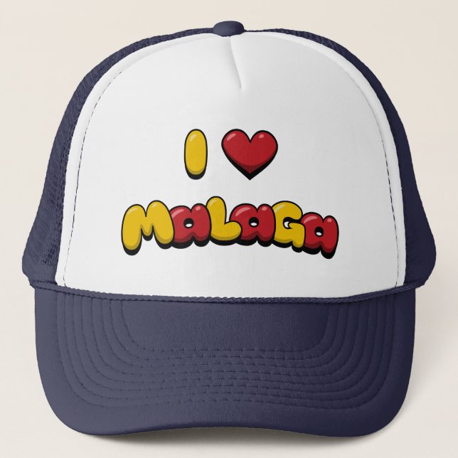 Gorra De Camionero Amo Málaga (Anverso)