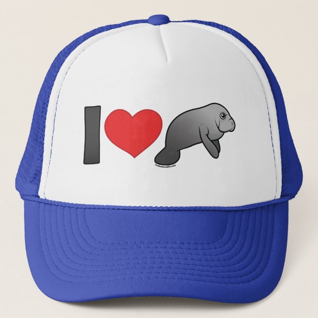 Gorra De Camionero Amo Manatees (Anverso)