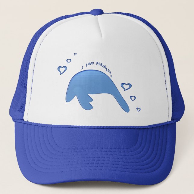 Gorra De Camionero Amo Manatees (Anverso)