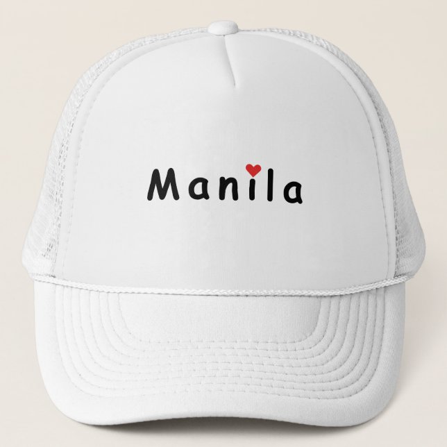 Gorra De Camionero Amo Manila (Anverso)