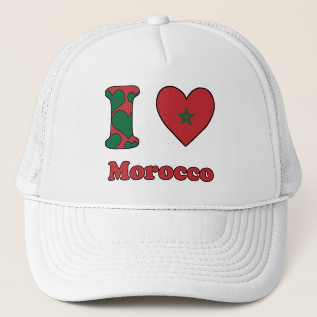 Gorra De Camionero Amo Marruecos (Anverso)