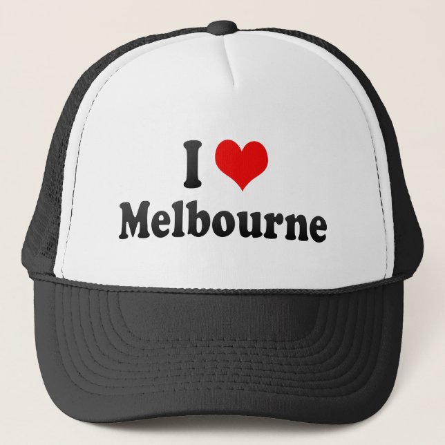 Gorra De Camionero Amo Melbourne, Australia (Anverso)