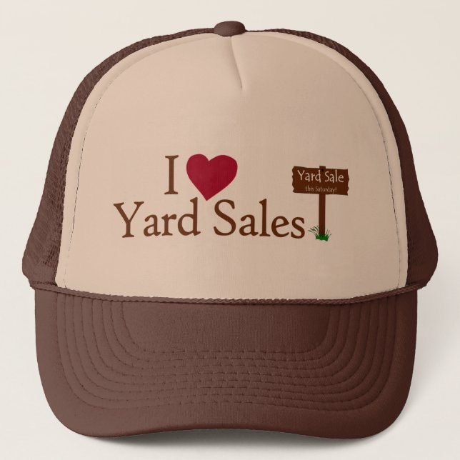 Gorra De Camionero Amo mercadillos caseros (Anverso)