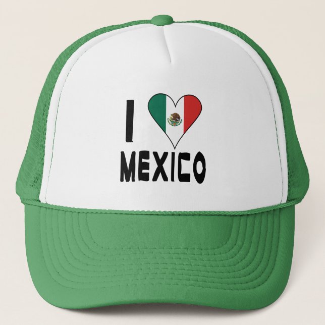 Gorra De Camionero Amo México (Anverso)