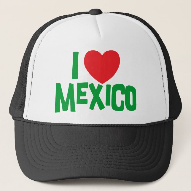 Gorra De Camionero Amo México (Anverso)