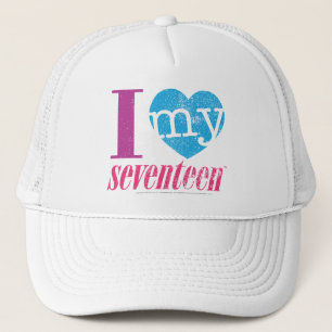 Gorra De Camionero Amo mi 17 aguamarina
