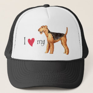 Gorra De Camionero Amo mi Airedale