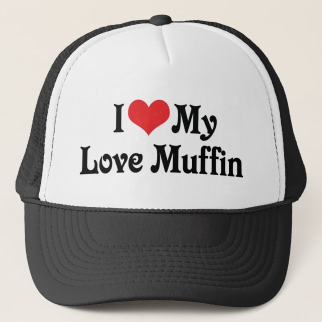 Gorra De Camionero Amo Mi Amor Muffin (Anverso)