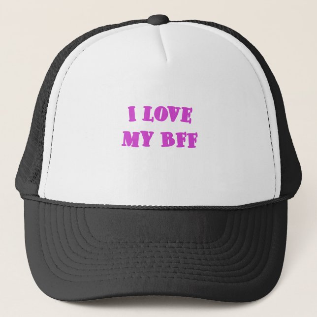 Gorra De Camionero Amo mi BFF (Anverso)