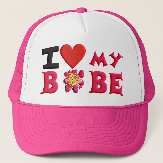Gorra De Camionero Amo mi Bobe (Anverso)