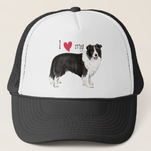 Gorra De Camionero Amo mi border collie