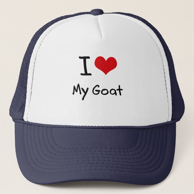 Gorra De Camionero Amo mi cabra (Anverso)