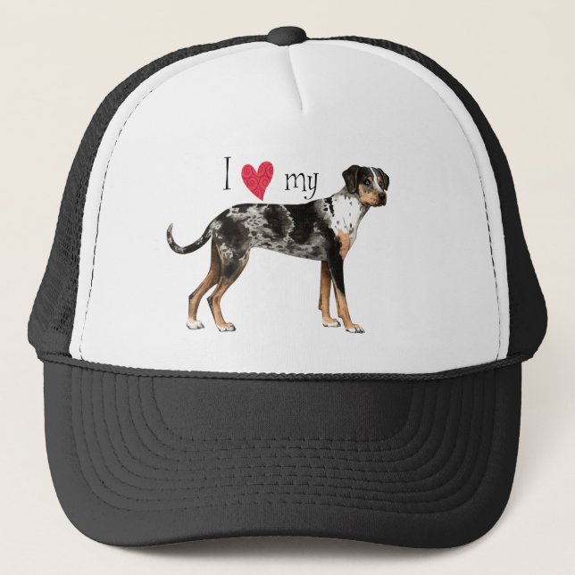Gorra De Camionero Amo mi Catahoula (Anverso)