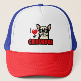 Gorra De Camionero Amo mi Chihuahua