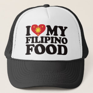 Gorra De Camionero Amo mi comida filipina