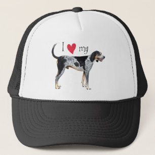 Gorra De Camionero Amo mi Coonhound de Bluetick