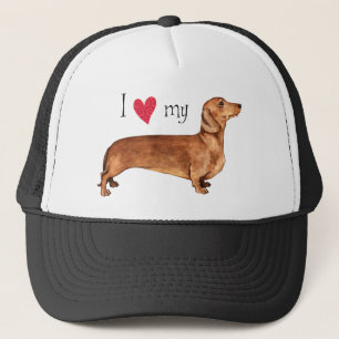 Gorra De Camionero Amo mi Dachshund